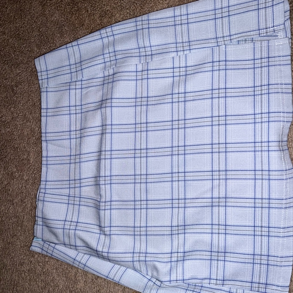 Stripped blue skirt